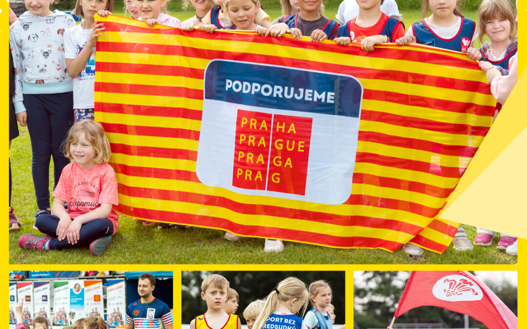 Poděkování za podporu v roce 2024 – Hlavní město Praha – Podporující partner programu Velký sportovní den – Praha